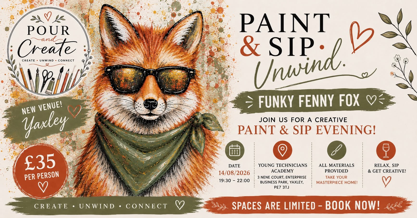 Flyer for Funky Fenny Fox
